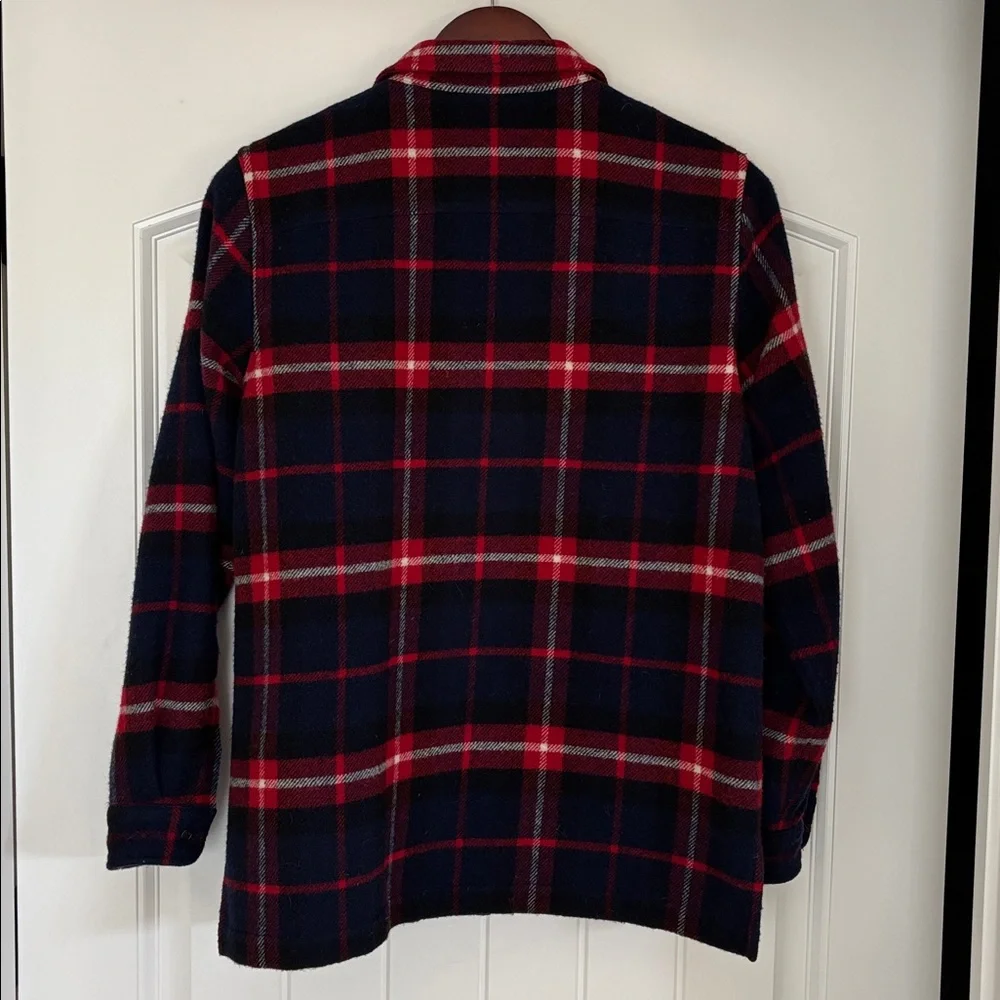 Ralph Lauren Navy & Red Plaid Zip-Front Jacket - Picture 12 of 12